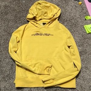 yellow santa cruz hoodie